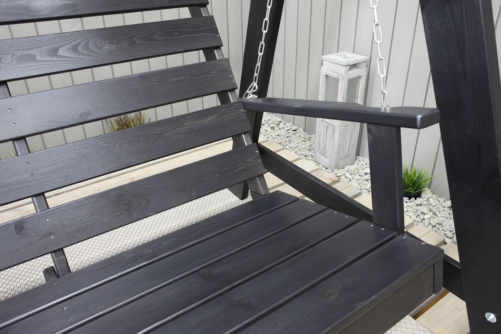 Pelle Hammock uten Tak - Mørkebrun - Hagemøbler - Utesofa - Hammocker