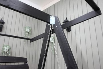 Pelle Hammock uten Tak - Mørkebrun - Hagemøbler - Utesofa - Hammocker