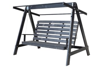 Pelle Hammock uten Tak - Mørkebrun - Hagemøbler - Utesofa - Hammocker