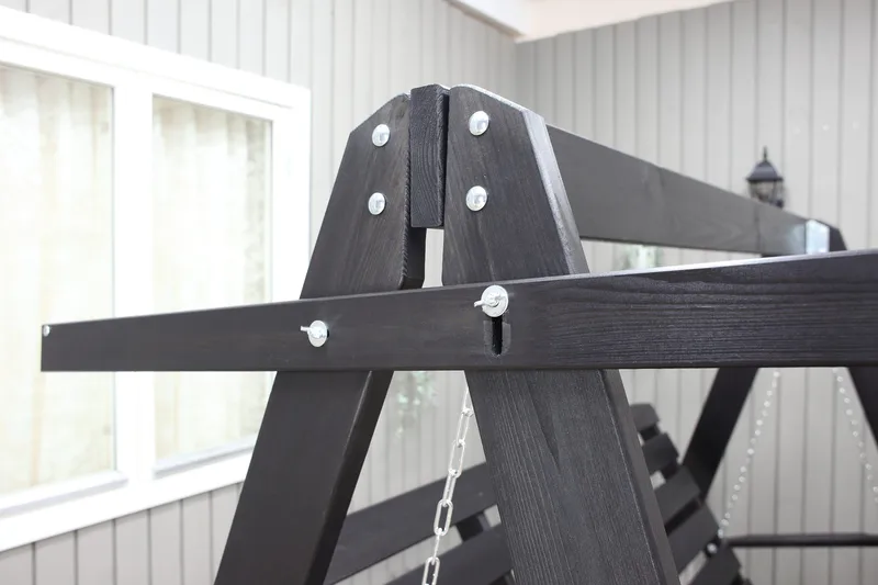 Pelle Hammock uten Tak - Mørkebrun - Hagemøbler - Utesofa - Hammocker