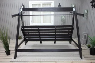 Pelle Hammock uten Tak - Mørkebrun - Hagemøbler - Utesofa - Hammocker