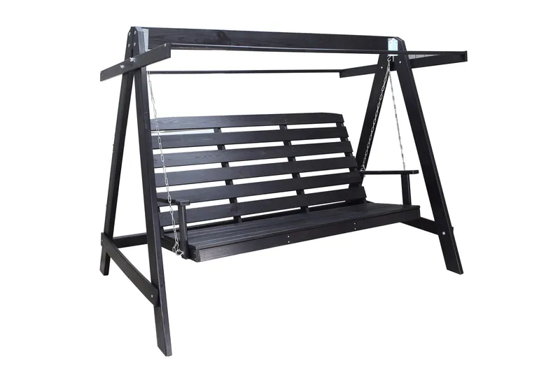 Pelle Hammock uten Tak, Mørkebrun