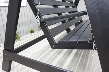 Pelle Hammock uten Tak - Mørkebrun - Hagemøbler - Utesofa - Hammocker