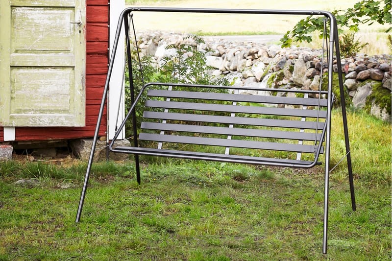 Retro 3-seter Hammock grå ramme - Varax - Hagemøbler - Utesofa - Hammocker