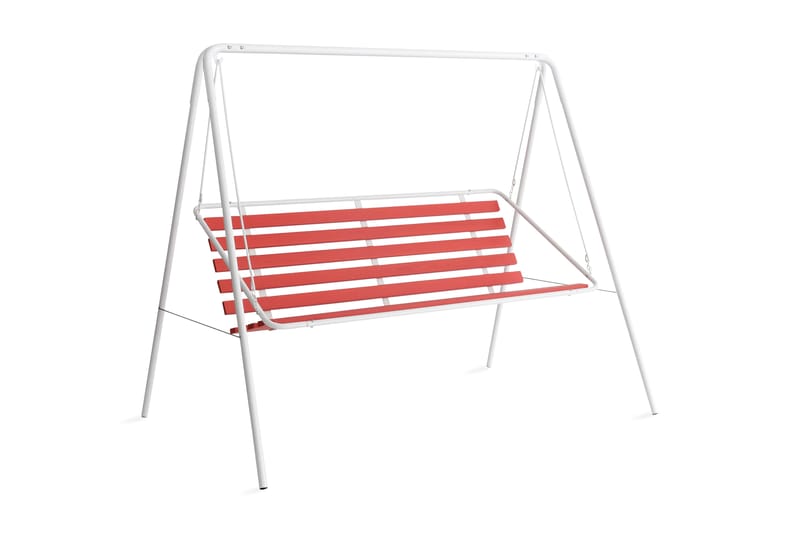 Retro 3-seter Hammock hvit ramme - Varax - Hagemøbler - Utesofa - Hammocker