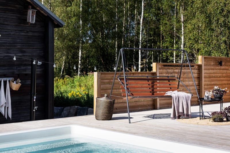 Suvisaari 3- pers. hage huske, cappuccino - Hagemøbler - Utesofa - Hammocker