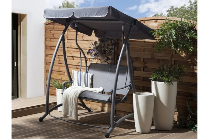 Tesero Hammock 146 cm - Grå - Hagemøbler - Utesofa - Hammocker