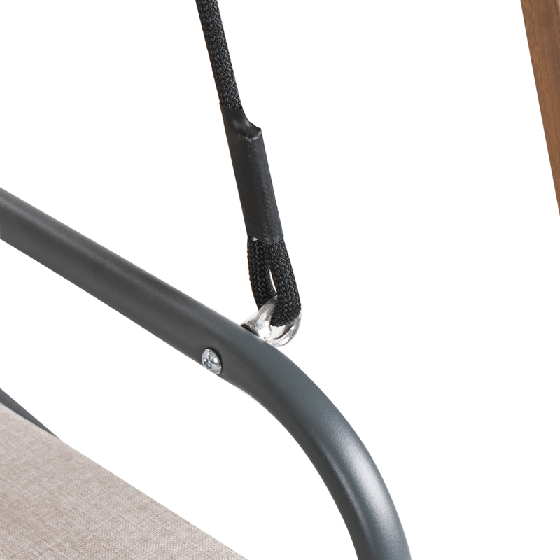 Hengekøye utendørs Bonagia Stål - Beige/Grå/Brun - Hagemøbler - Utesofa - Hammocker