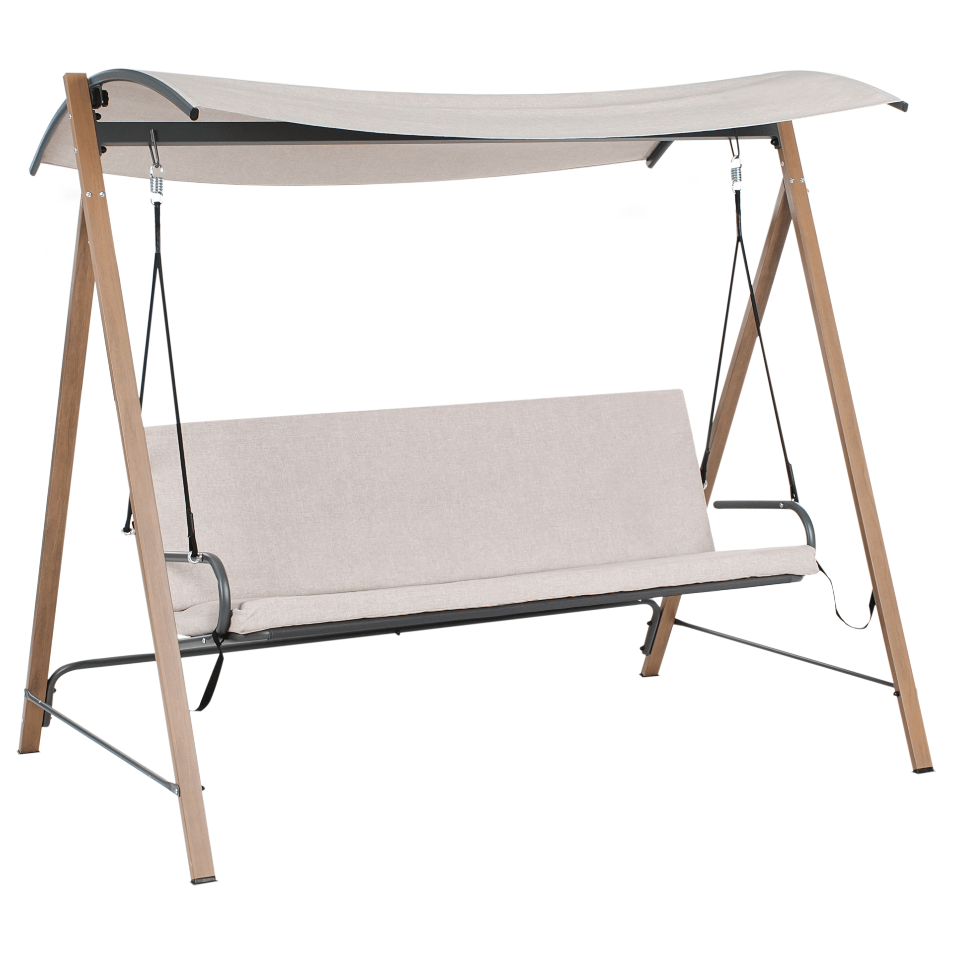 Hengekøye utendørs Bonagia Stål - Beige/Grå/Brun