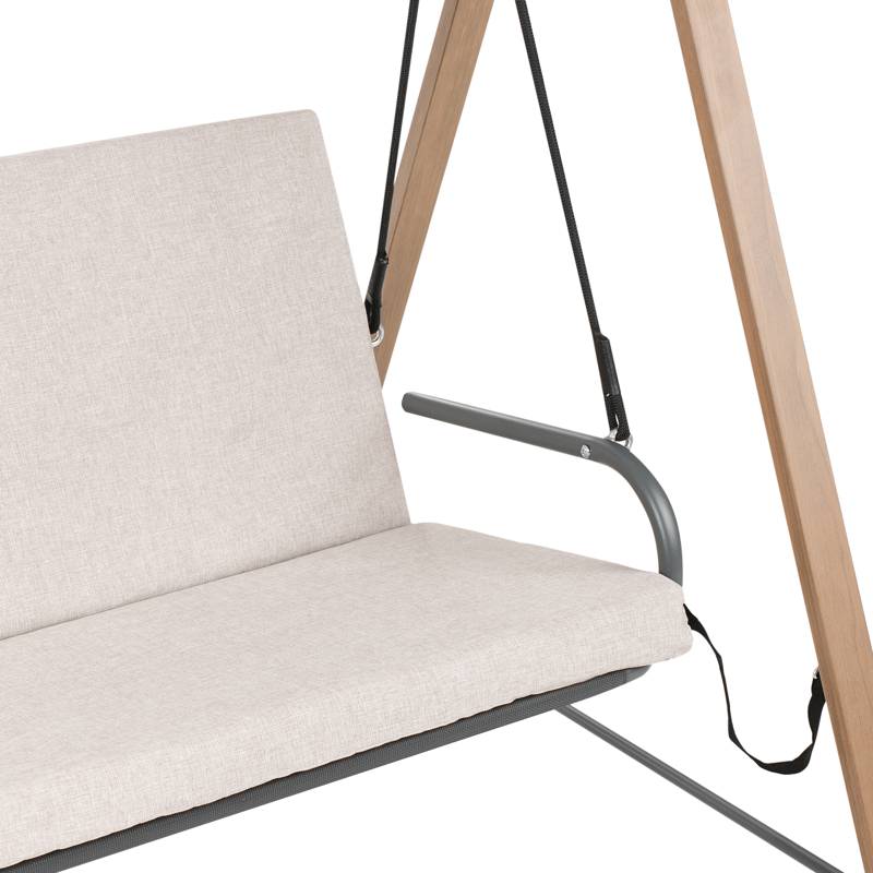 Hengekøye utendørs Bonagia Stål - Beige/Grå/Brun - Hagemøbler - Utesofa - Hammocker