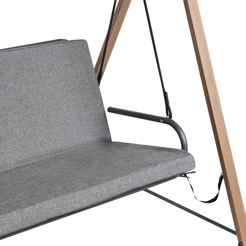 Hengekøye utendørs Bonagia Stål - Grå/Brun - Hagemøbler - Utesofa - Hammocker