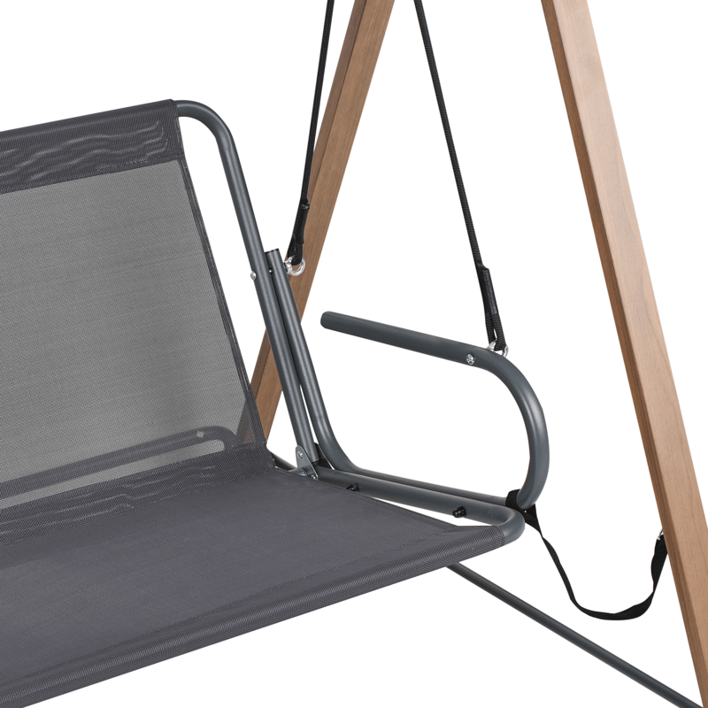 Hengekøye utendørs Bonagia Stål - Grå/Brun - Hagemøbler - Utesofa - Hammocker