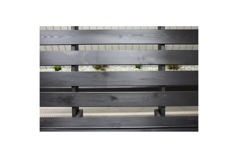 hengekøye Pelle med tak - Kaffe svart og svart - Hagemøbler - Utesofa - Hengesofa