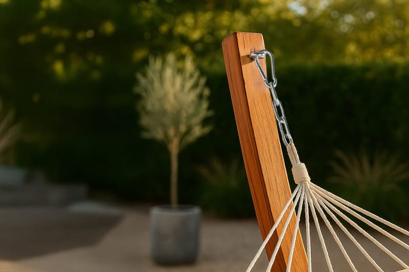 Hedvig Hengekøye med Stativ - Beige - Hagemøbler - Utesofa - Hengekøye