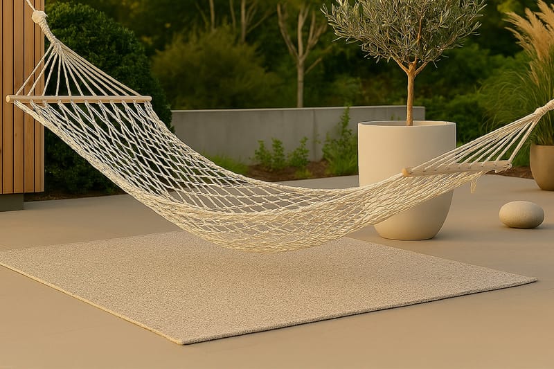 Ubud Hengekøye - Offwhite/Natur - Hagemøbler - Utesofa - Hengekøye