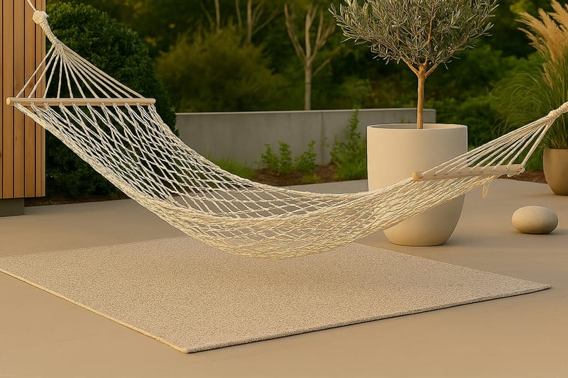 Ubud Hengekøye - Offwhite/Natur - Hagemøbler - Utesofa - Hengekøye