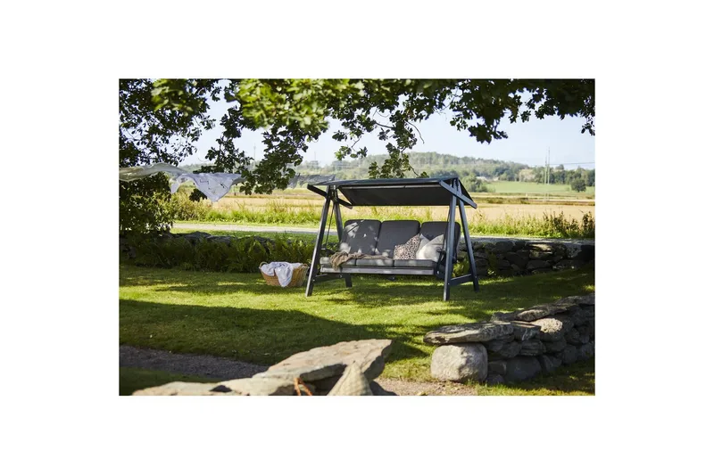 Hillerstorp Aspö hammock orkangrå/grå - Orkangrå/grå - Hagemøbler - Utesofa - Hammocker