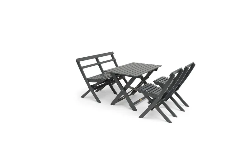 Hillerstorp Torpet utesofa stålgrå - Stålgrå - Hagemøbler - Utesofa - Hagebenk & hagesofa