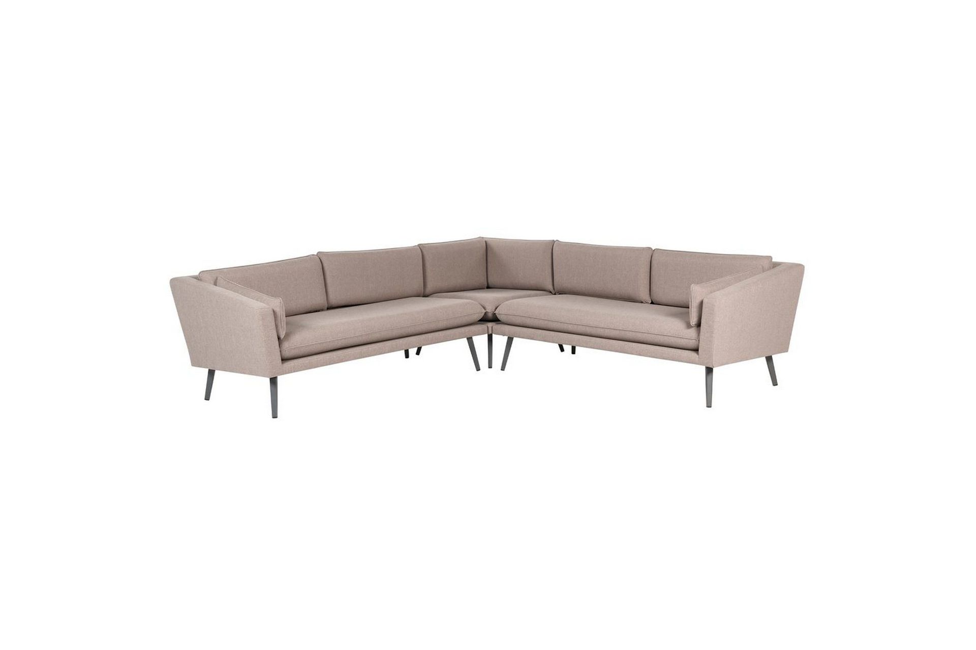 Hörnsoffa Beliani Loretello Beige/grå Beige\|\|Grey -