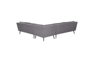 Hörnsoffa Beliani Loretello Beige/grå Grey - Hagemøbler - Utesofa - Hagebenk & hagesofa