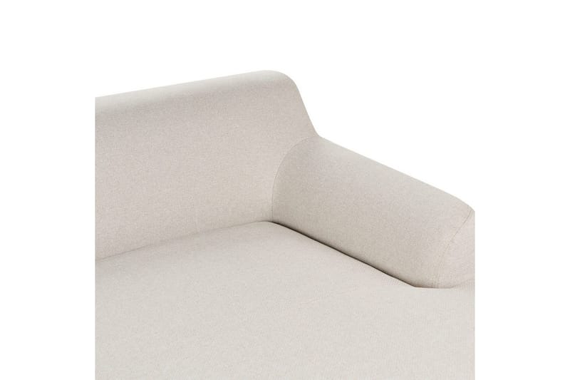 Hörnsoffa Beliani Sosjo Beige, ljust trä, Högervänd Beige||Light colored wood Right-faced - Møbler - Sofaer - Hjørnesofa - Hjørnesofa med divan