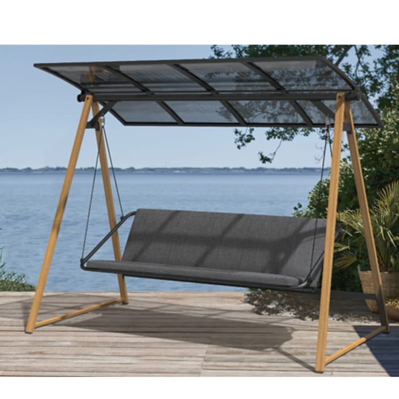 Huske HOME4YOU Herning Grå - Grå - Hagemøbler - Utesofa - Hengesofa