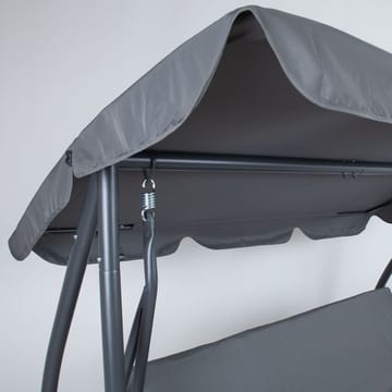 Huske HOME4YOU Mona 3-seter, grå - Grå - Hagemøbler - Utesofa - Hengesofa