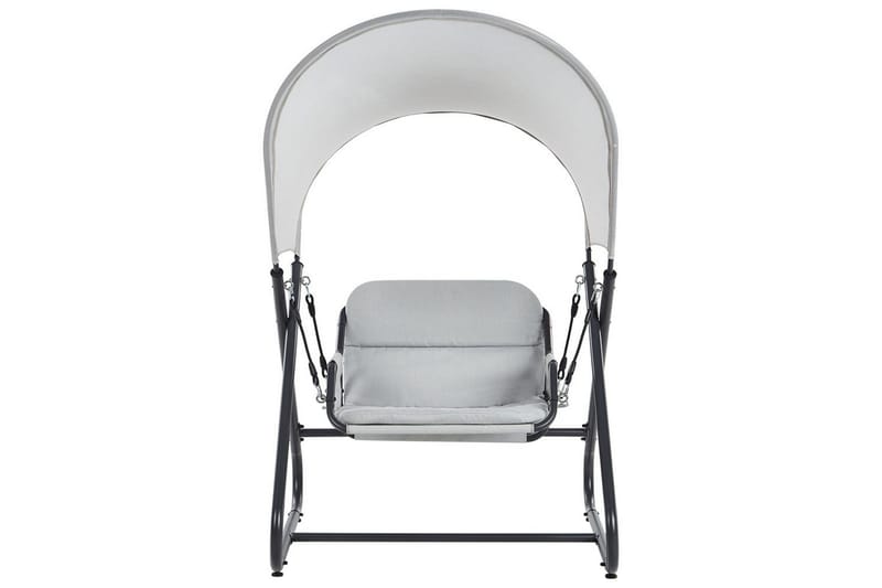 Huske til hagen Solagna - Lys grå, 114x117x182 cm - Hagemøbler - Utesofa - Hengesofa