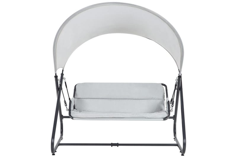 Huske til hagen Solagna - Lys grå, 168x113x187 cm - Hagemøbler - Utesofa - Hengesofa