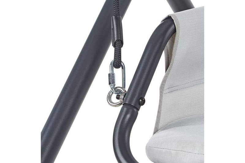 Huske til hagen Solagna - Lys grå, 168x113x187 cm - Hagemøbler - Utesofa - Hengesofa