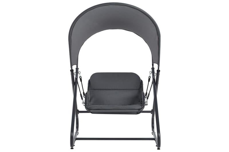 Huske til hagen Solagna - Mørk grå, 114x117x182 cm - Hagemøbler - Utesofa - Hengesofa