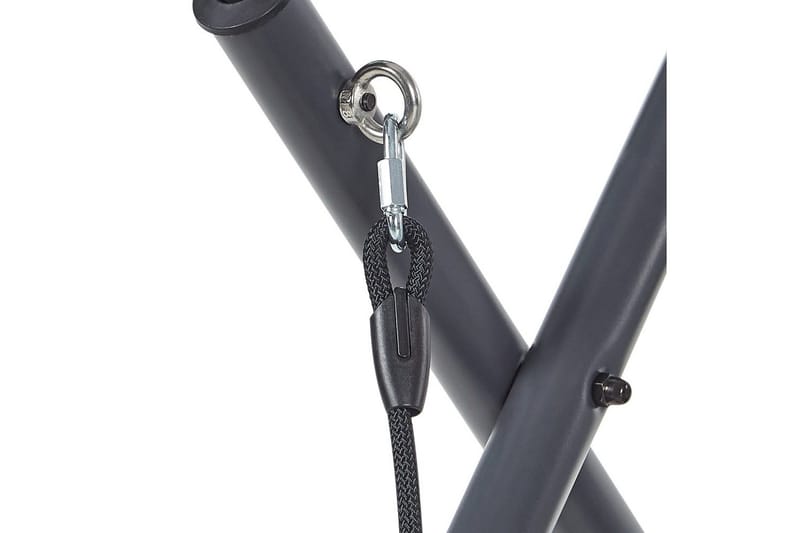 Huske til hagen Solagna - Mørk grå, 168x113x187 cm - Hagemøbler - Utesofa - Hengesofa