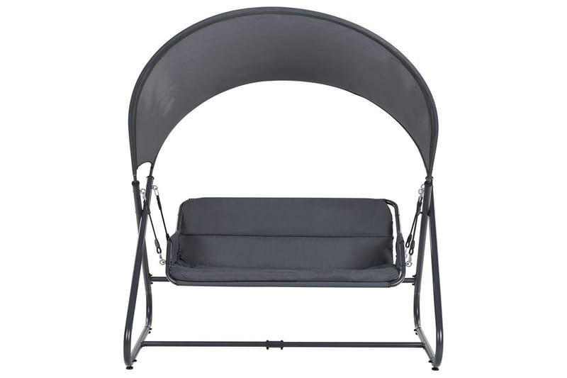 Huske til hagen Solagna - Mørk grå, 168x113x187 cm - Hagemøbler - Utesofa - Hengesofa