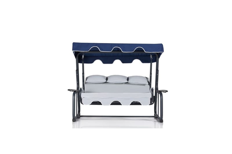 Jaudling Utendørs Hengende Sofa 3 Seter - Multifarget - Hagemøbler - Utesofa - Hengesofa