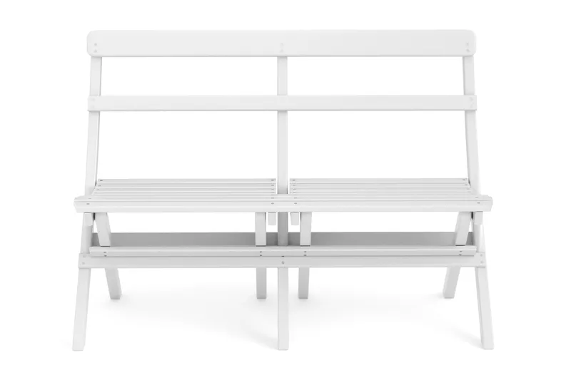 Landet utesofa 110x60x89 cm - Hvit - Hagemøbler - Utesofa - Hagebenk & hagesofa