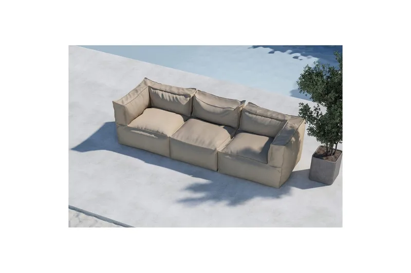 Loungegruppe Rambo 2+1 - Hagemøbler - Utesofa - Hagebenk & hagesofa