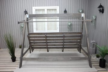 Pelle Hengekøye uten tak - Grå - Hagemøbler - Utesofa - Hammocker