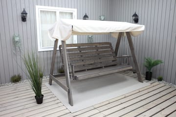 Pelle Hengekøye uten tak - Grå - Hagemøbler - Utesofa - Hammocker