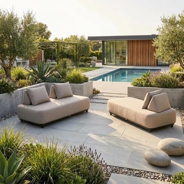 Sofa HOME4YOU Amore 2-seter Beige - Beige - Hagemøbler - Utesofa - Hagebenk & hagesofa