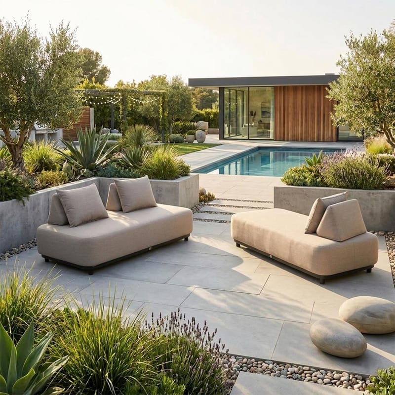 Sofa HOME4YOU Amore 2-seter Beige - Beige - Hagemøbler - Utesofa - Hagebenk & hagesofa