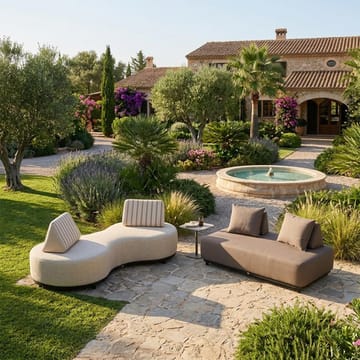 Sofa HOME4YOU Amore 2-seter Beige - Beige - Hagemøbler - Utesofa - Hagebenk & hagesofa