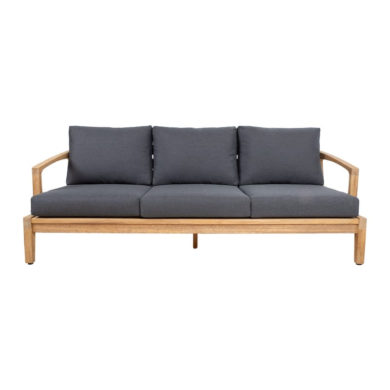 Sofa HOME4YOU Maldive 3-seter - Brun - Hagemøbler - Utesofa - Hagebenk & hagesofa