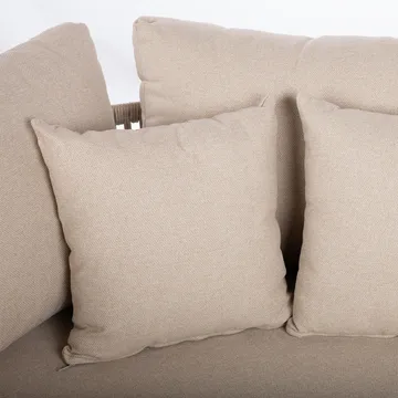 Sofa HOME4YOU Medina 163,5x135x71,5 cm beige - Beige - Hagemøbler - Utesofa - Hagebenk & hagesofa