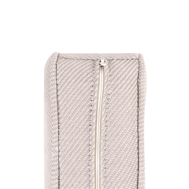 Sofa utendørs 2-seter Omegana kunstrotting - Beige/Svart - Hagemøbler - Utesofa