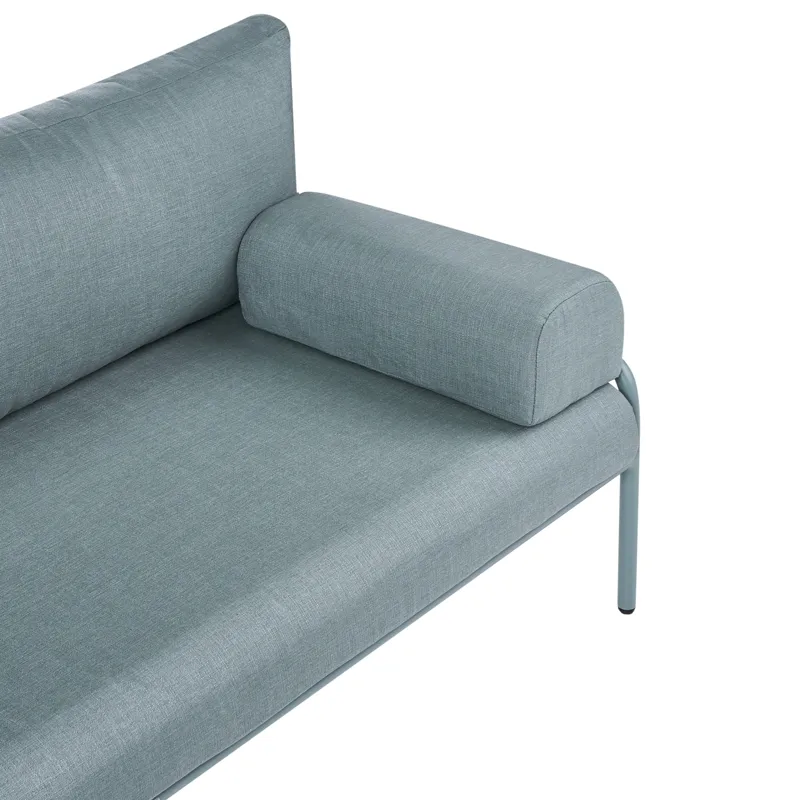 Sofa utendørs 2-seter Solofra - Grønn - Hagemøbler - Utesofa