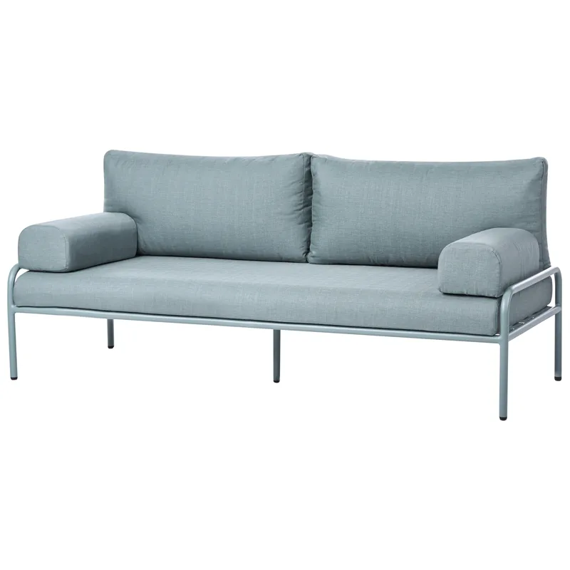 Sofa utendørs 2-seter Solofra - Grønn - Hagemøbler - Utesofa