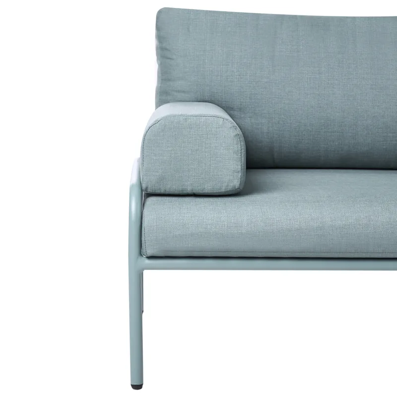 Sofa utendørs 2-seter Solofra - Grønn - Hagemøbler - Utesofa