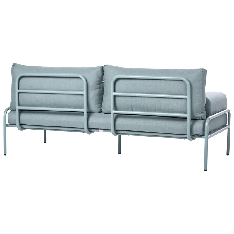 Sofa utendørs 2-seter Solofra - Grønn - Hagemøbler - Utesofa