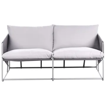 Sofa utendørs 2-seter Ponte - Grå - Hagemøbler - Utesofa