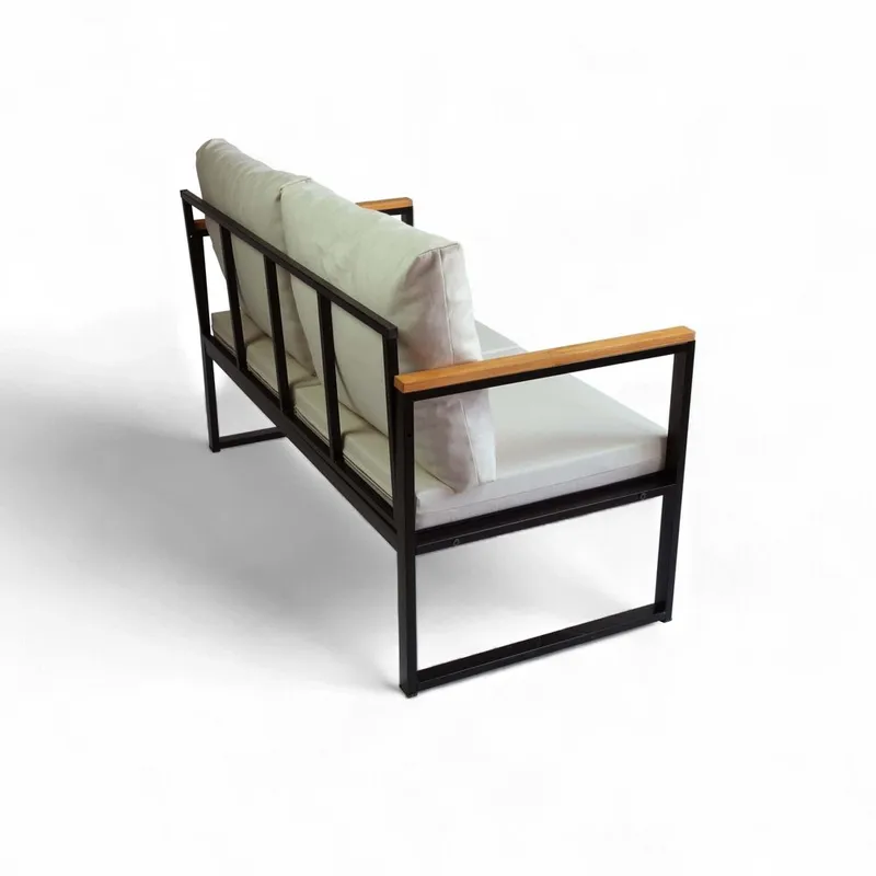 Sylros Hagesofa 130 cm - Beige - Hagemøbler - Utesofa - Hagebenk & hagesofa